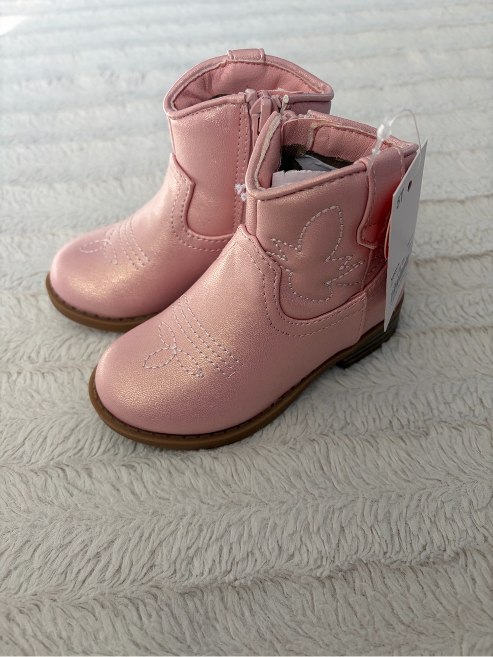 NWT Jumping Beans Girls Toddler Boots Size 5